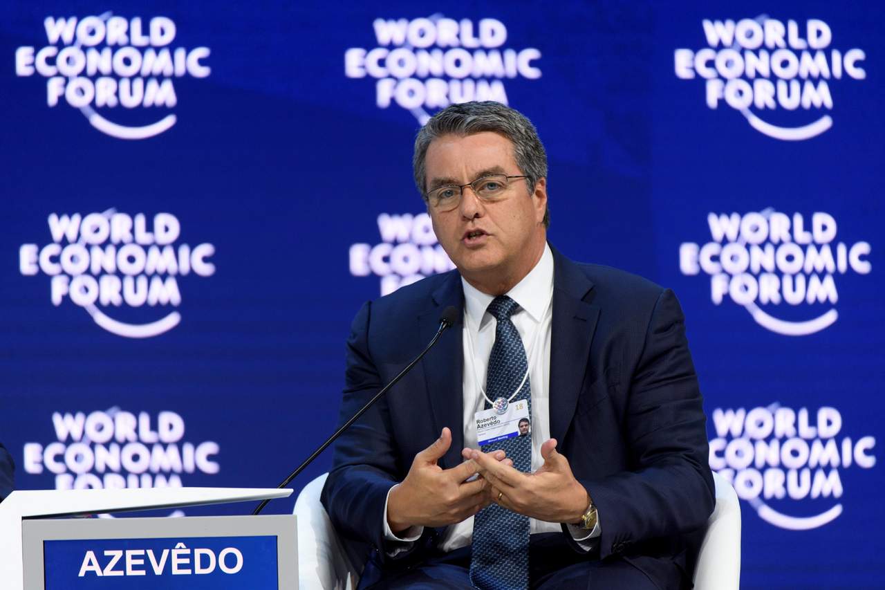 El director general de la OMC, Roberto Azevêdo, descarta el peligro inminente de una guerra comercial por el proteccionismo que impulsan algunos países, aunque admite que 'puede venir'. (ARCHIVO)