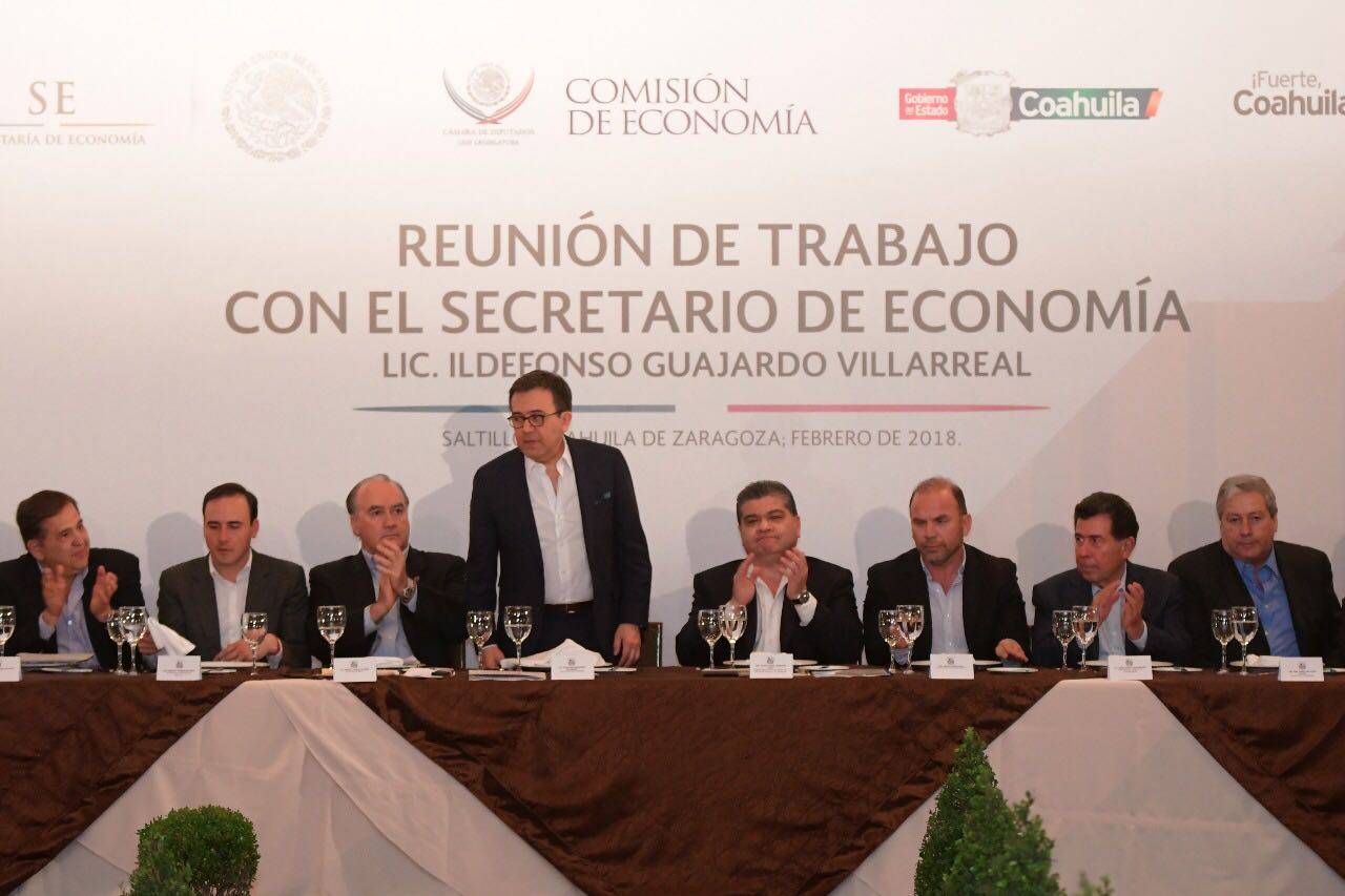 Desarrollo. El gobernador Miguel Riquelme Solís, aseguró que la entidad que representa es hoy un destino confiable para invertir.