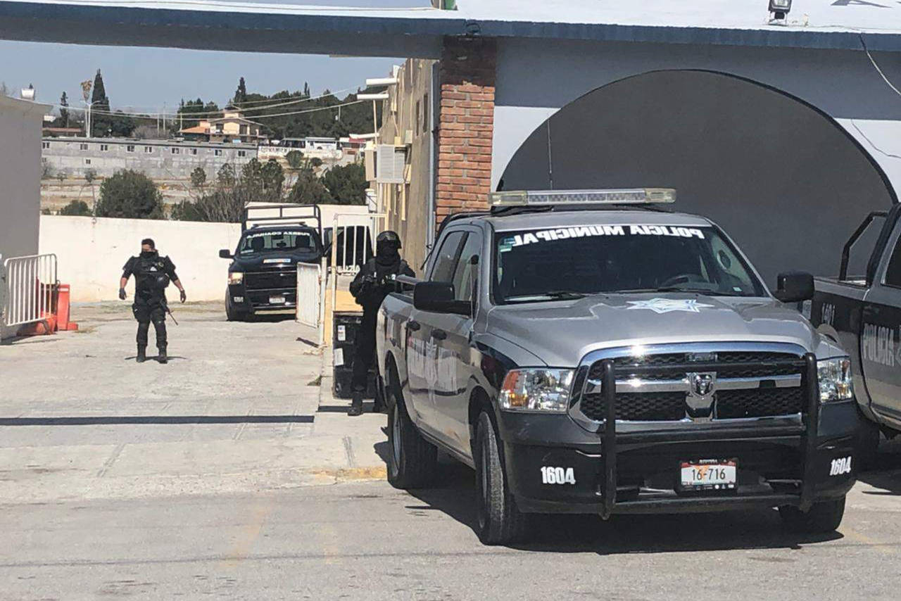 Violencia. Luego del ataque registrado, la comandancia municipal se encuentra resguardada por elementos de Fuerza Coahuila.