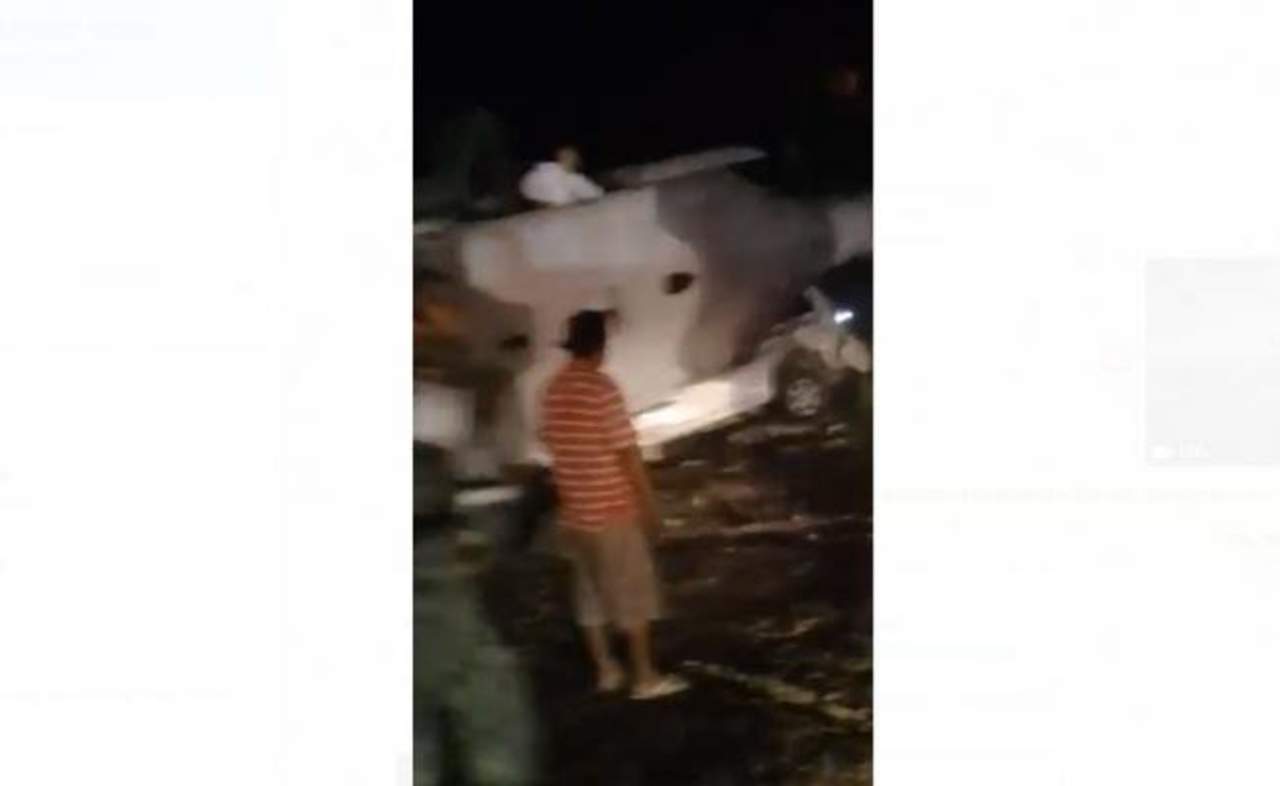 En redes sociales circuló el video de momentos posteriores al accidente. (ESPECIAL) 