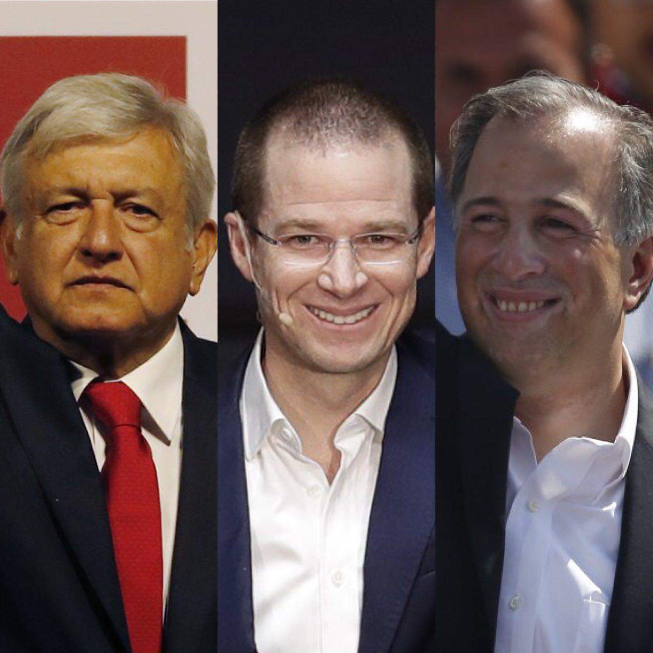 López Obrador arrancará la campaña como favorito, seguido por Anaya y por Meade, según la mayoría de las encuestas de intención del voto para los comicios. (AGENCIAS)