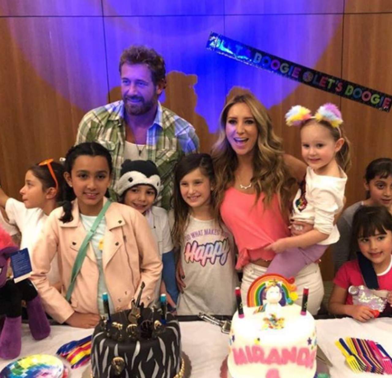 Gabriel Soto y Geraldine se reencuentran en la celebración de cumpleaños de una de sus hijas. (ESPECIAL)
