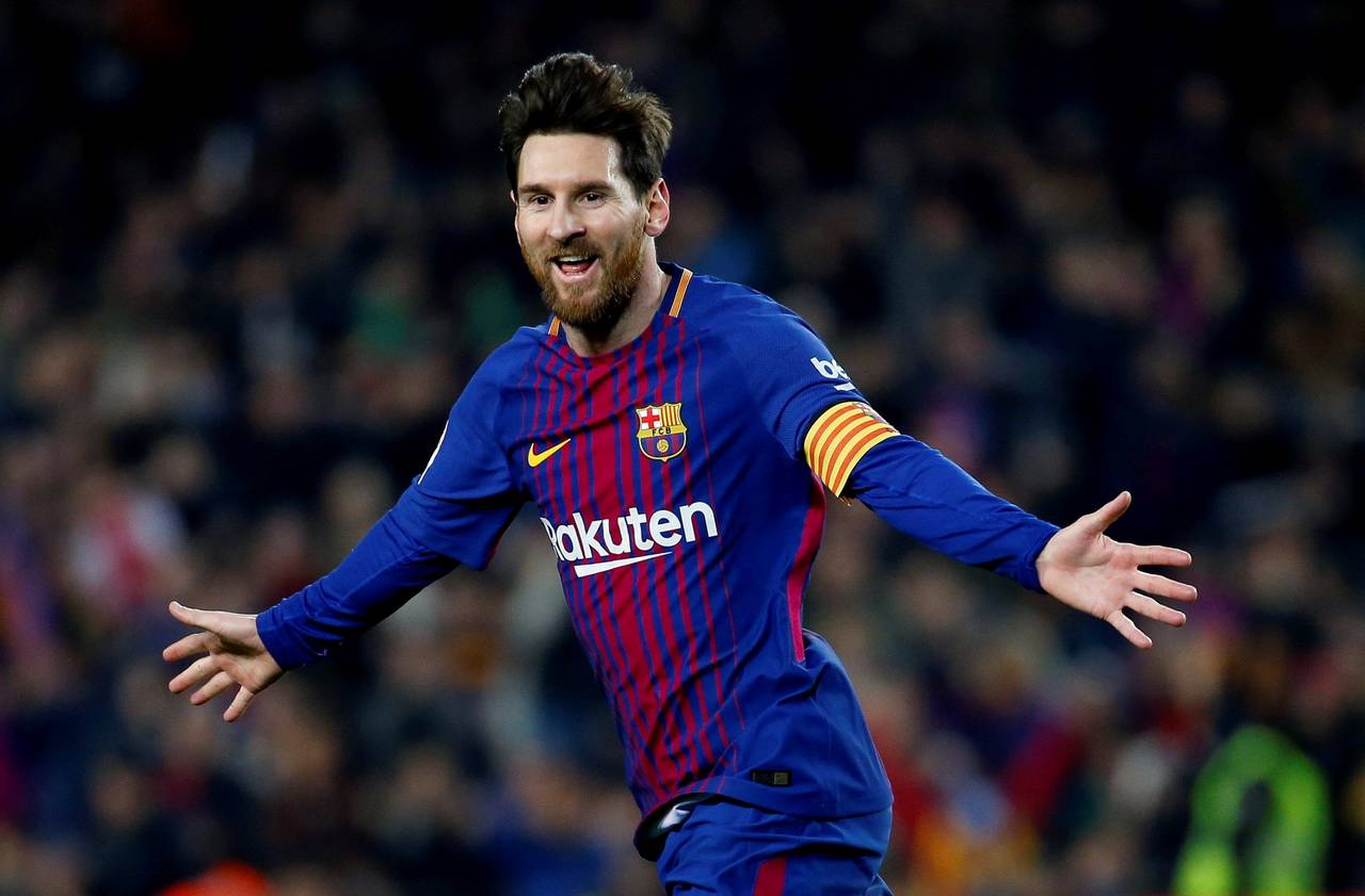 Lionel Messi marcó dos goles y dio dos asistencias en la paliza del Barcelona 6-1 sobre Girona. También destacó el atacante charrúa Luis Suárez con tres tantos. (EFE)