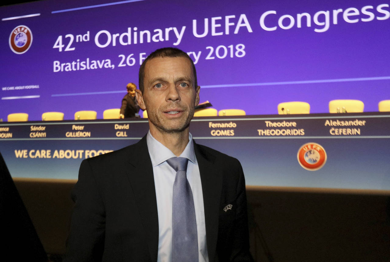 Aleksander Ceferin, presidente de la UEFA, dijo que aún hay 'cierta confusión' con el VAR y descartó su uso en la próxima Champions.