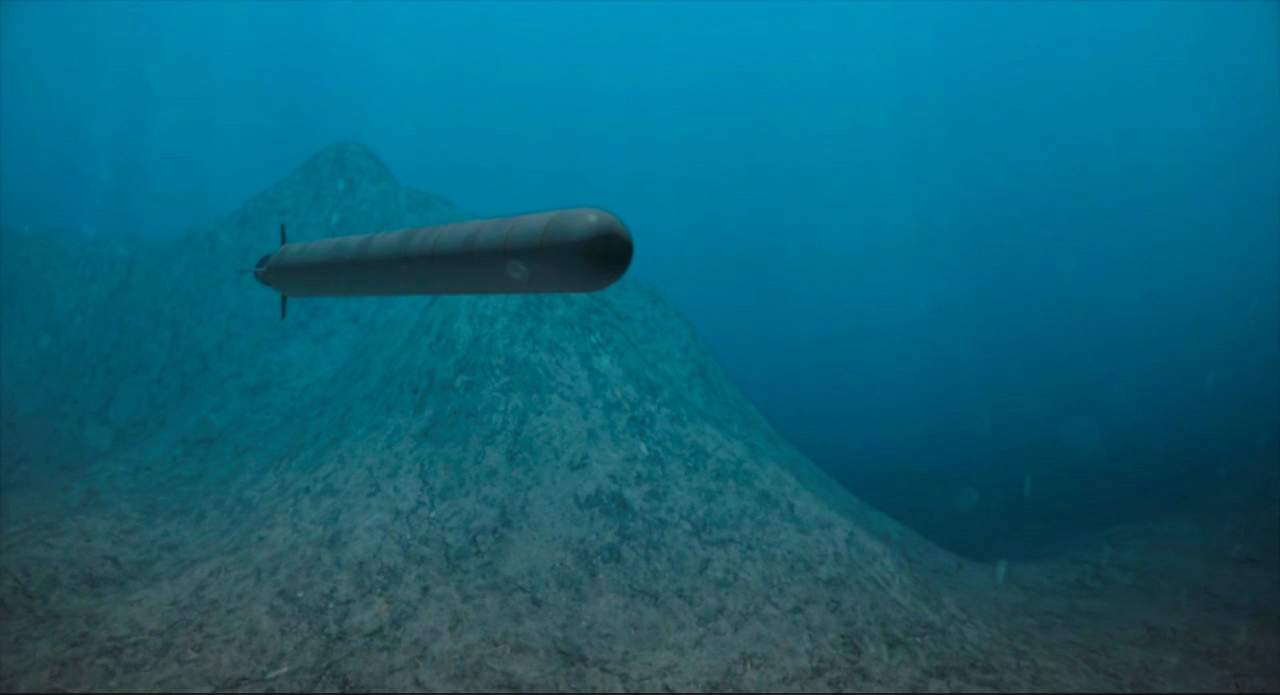El dron submarino nuclear intercontinental. (AP)