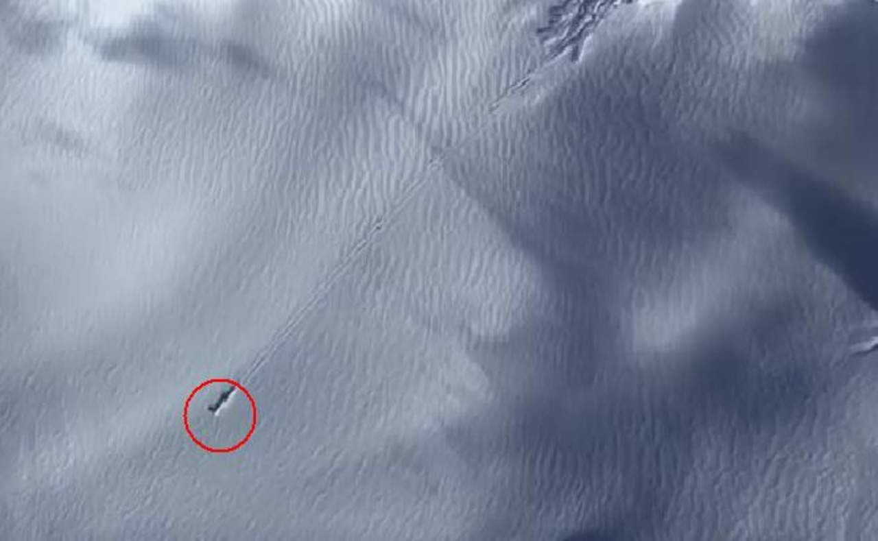 Encuentran un 'Ovni' en la Antártida