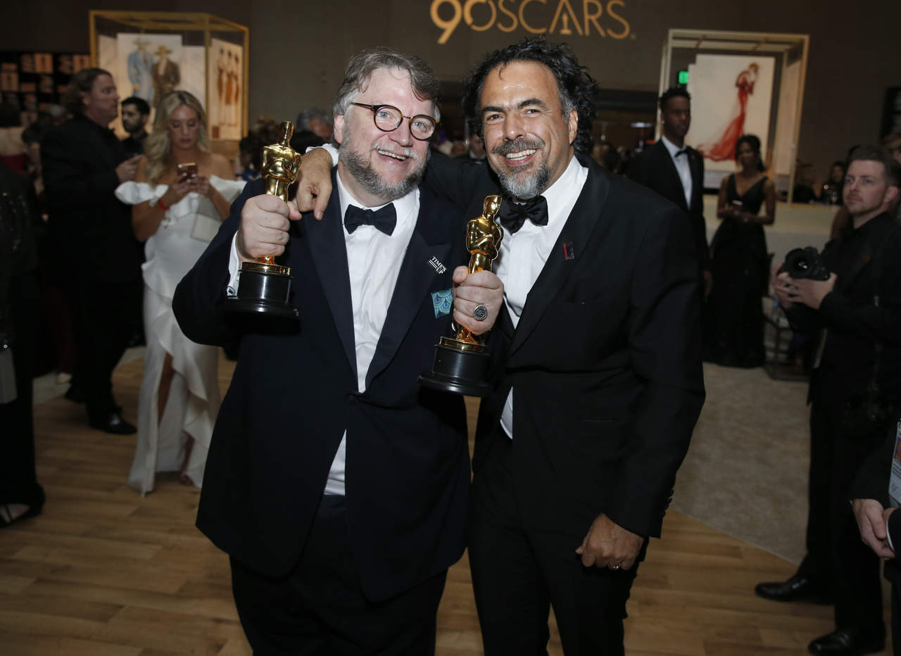 Los productores mexicanos celebraron en la cena de la gala de los Oscar. (ARCHIVO)