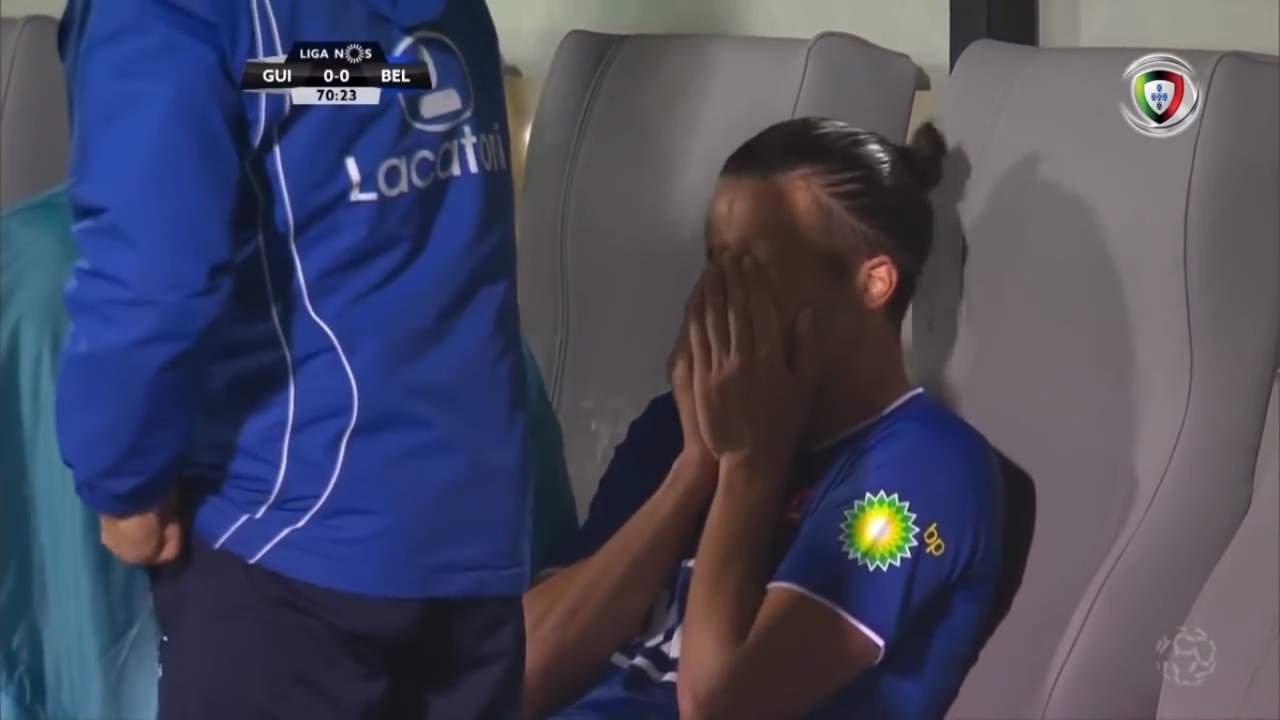 El jugador montenegrino no pudo ocultar su profunda tristeza. (Especial)