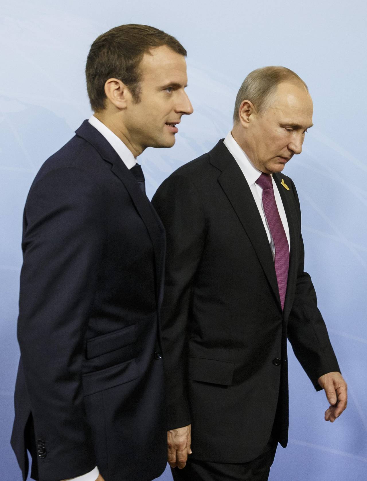 Macron pidió a Putin que Damasco 'cese los bombardeos'. (EFE)