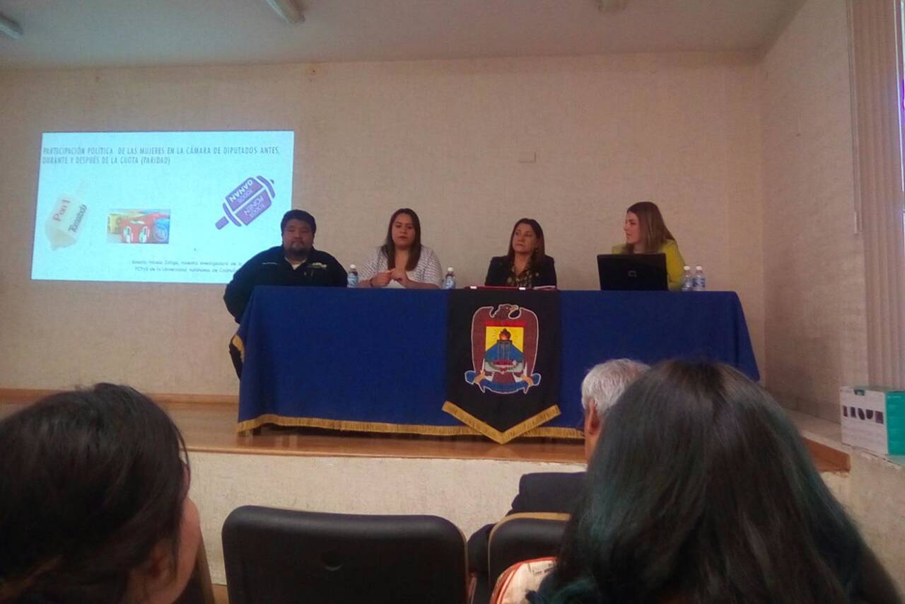 Diálogo.  Especialistas analizan los avances en materia de 'Participación política de las mujeres' en México. (EL SIGLO DE TORREÓN)