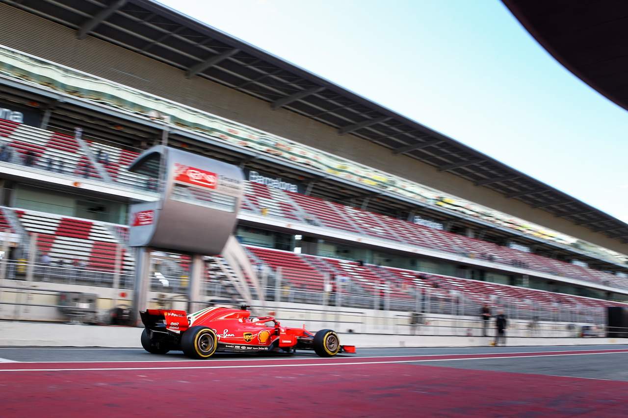 Vettel tuvo el mejor tiempo de la sesión matutina, con una vuelta de 1 minuto, 20,396 segundos.
