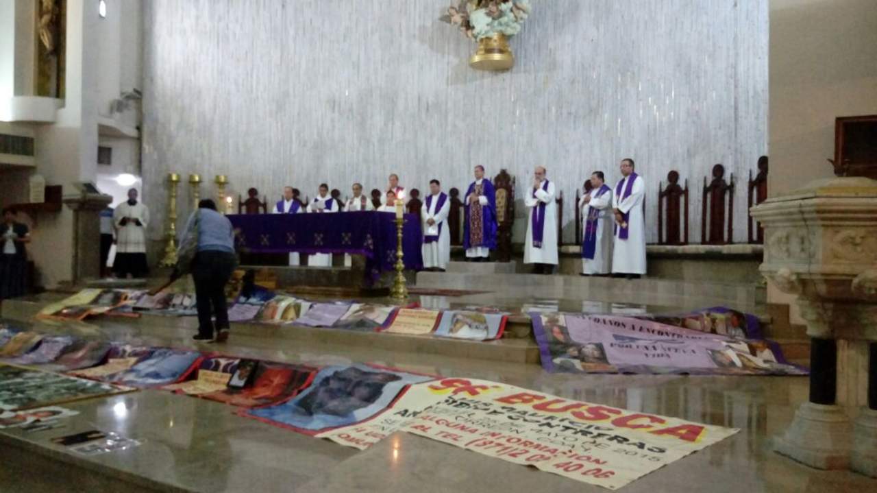 Ofrece obispo de Torreón misa por los desaparecidos