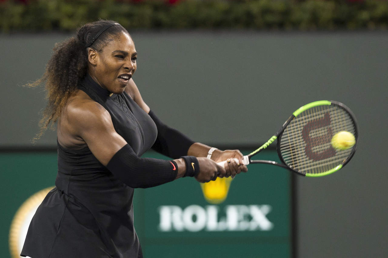 Serena Williams derrotó 7-5, 6-3 a Zarina Diyas. (AP)