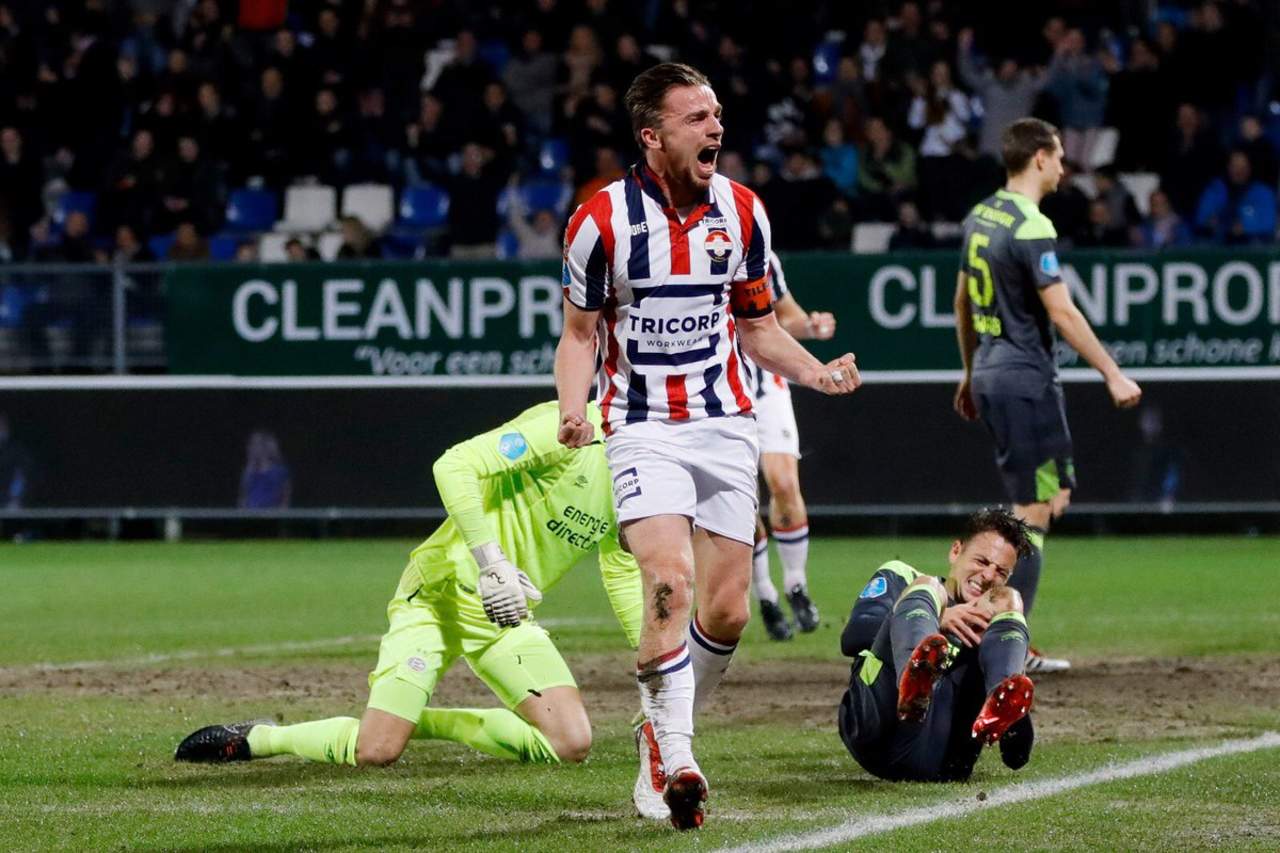 Francisco Soler marcó tres de los cinco goles del Willem II. (Cortesía)