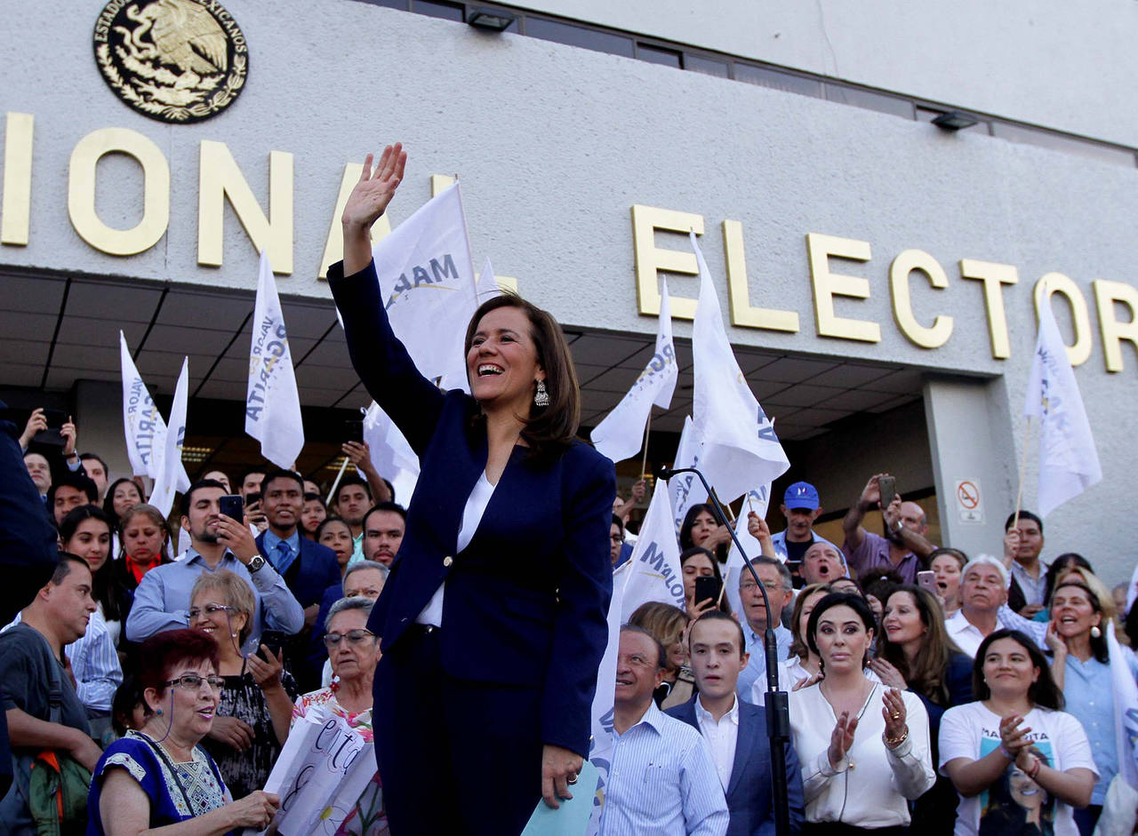 En espera. Margarita Zavala inició su trámite para poder aparecer en la boleta. (NOTIMEX)