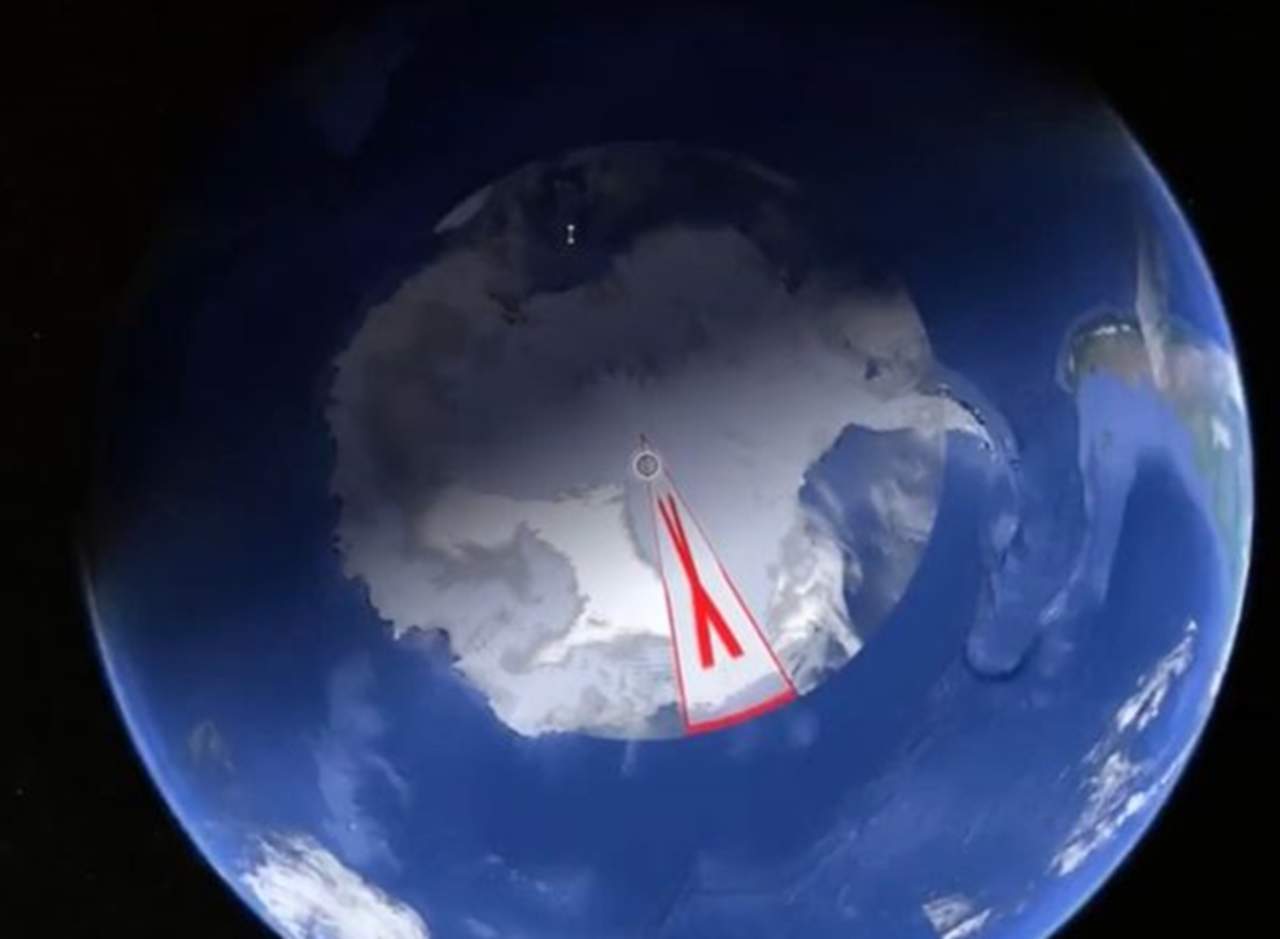 ¿Señal que aparece en la Antártida en Google Earth esconde algo?