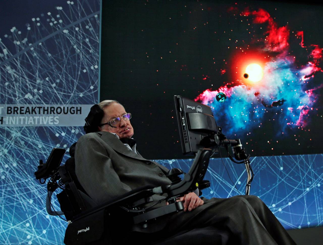 Rumbo al universo. Stephen Hawking aprovechó su tiempo para dejarnos una tarea a la humanidad: ser parte del universo. (EFE)