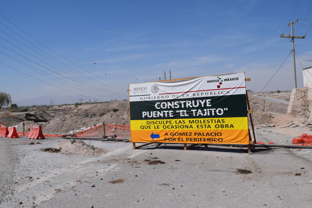Cerrado. Sigue obstruido el camino provisional Santa Rita-La Unión. (EL SIGLO DE TORREÓN)
