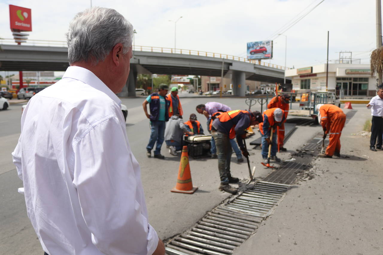 Labor. La primera autoridad de Torreón se presentó debajo del puente Diana Laura Riojas. (EL SIGLO DE TORREÓN)