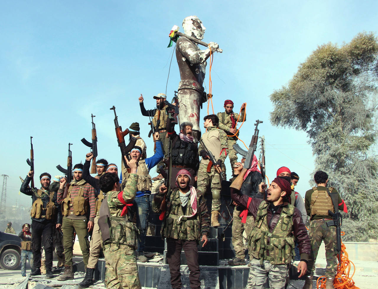 La toma. Turquía comenzó el pasado 20 de enero su operación 'Rama de Olivo' contra las YPG, grupo aliado de EU.
