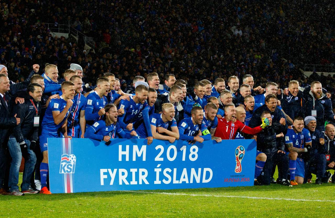 Los islandeses disputarán su primer Mundial en Rusia 2018. (ARCHIVO)