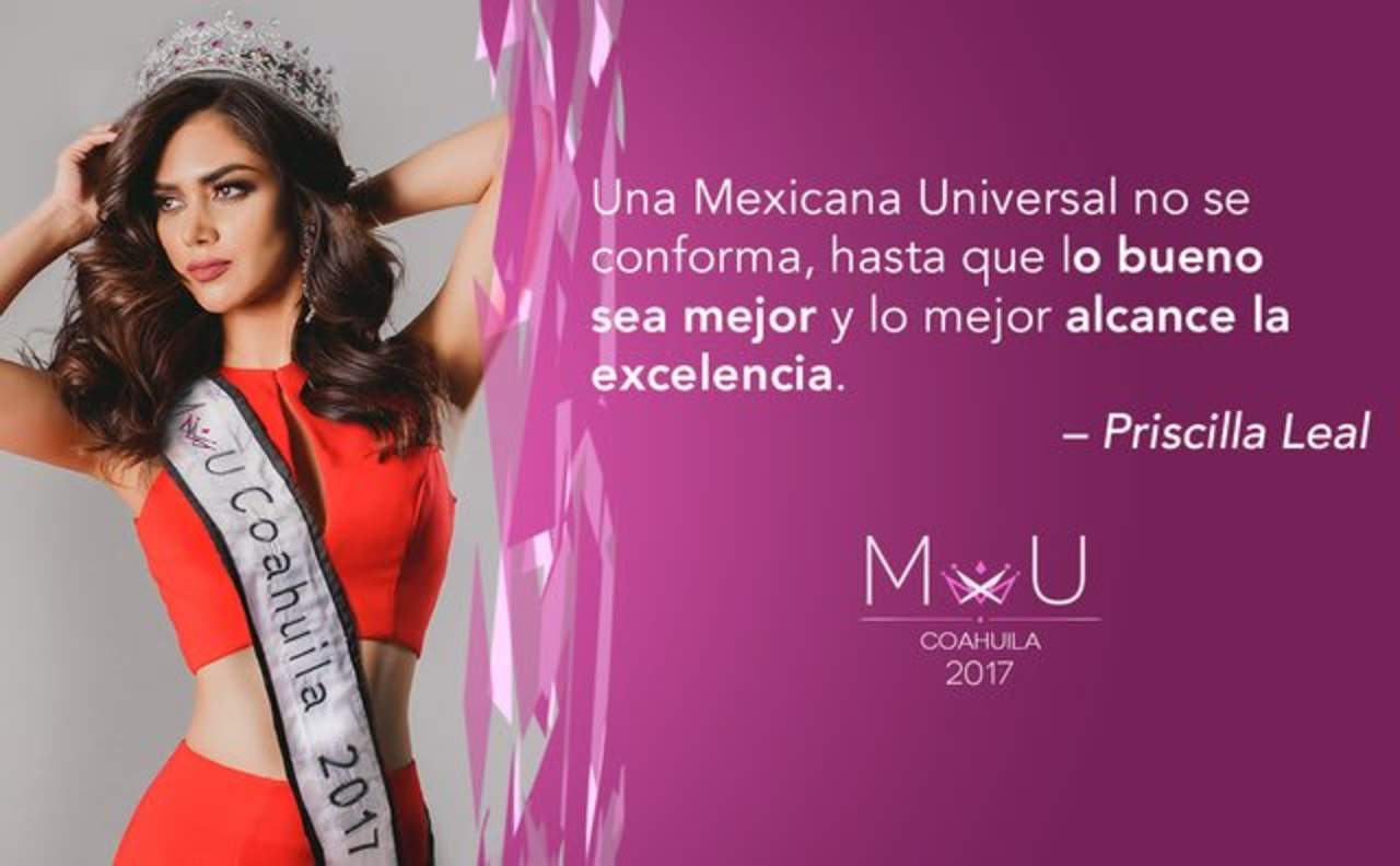 Los mexicanos con sus votos serán quienes podrán coronar su belleza universal. (TWITTER)
