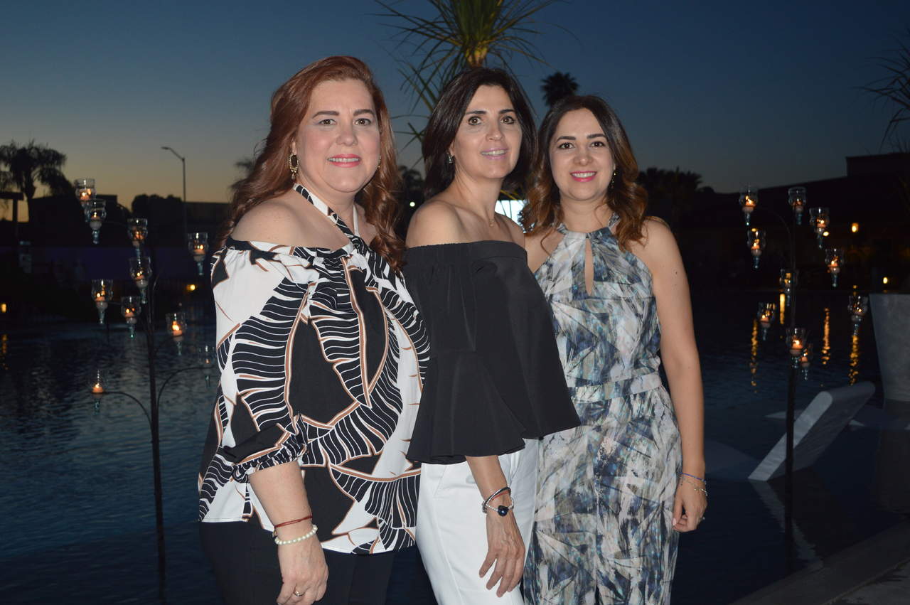 Mayra, Luzma y Rocío.