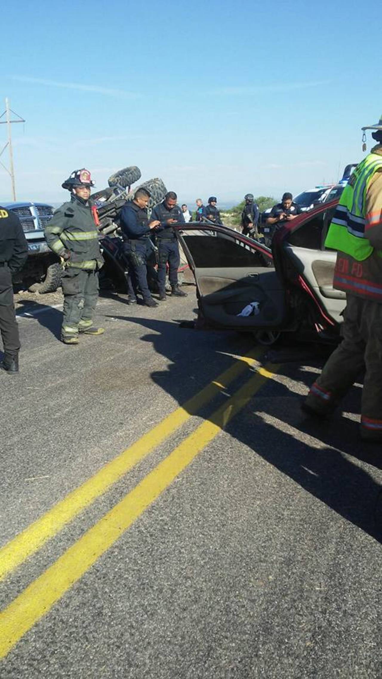 Sufren fatal accidente en  carretera Durango-México
