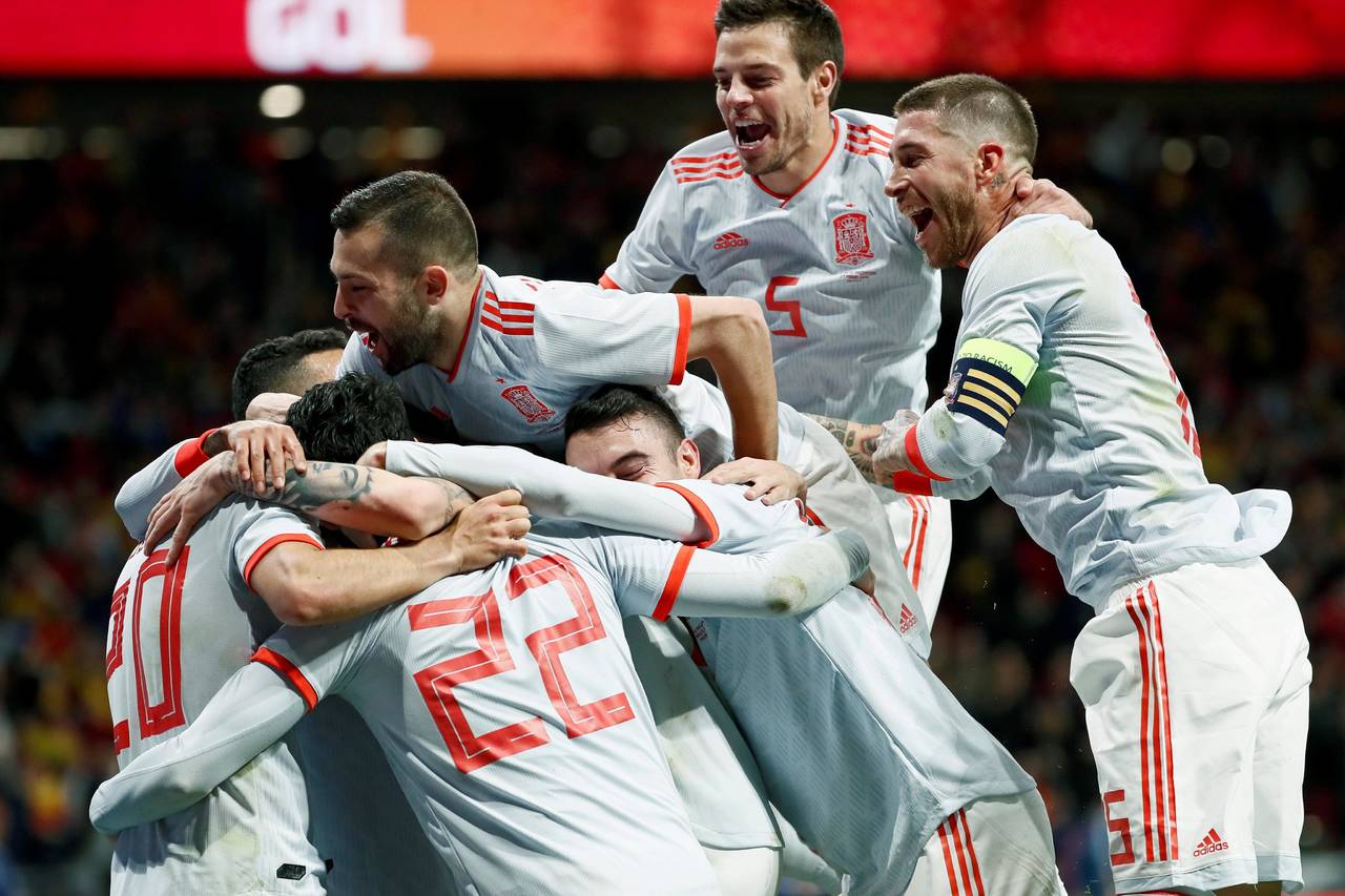 España suma 18 encuentros sin conocer la derrota. La selección española es la más enrachada. (EFE)