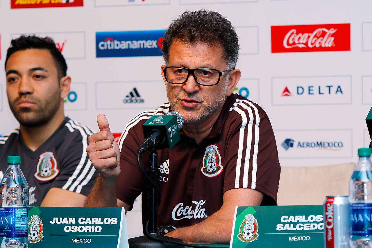 Juan Carlos Osorio, director técnico de la Selección Mexicana. Definen a Osorio como DT valiente. (AGENCIAS)