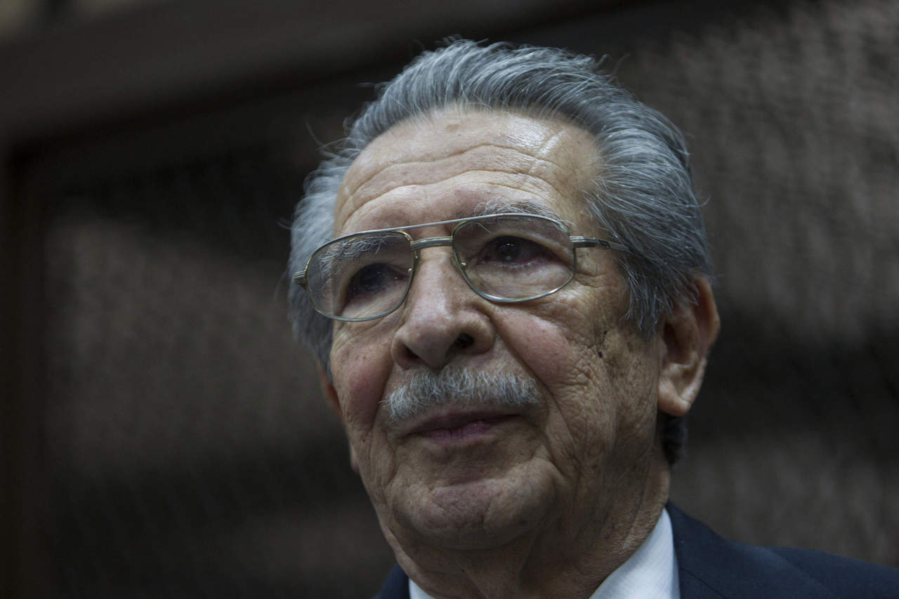 Ríos Montt murió la mañana de este domingo en su residencia de una colonia de la elegante zona 15 de la capital guatemalteca. (ARCHIVO) 