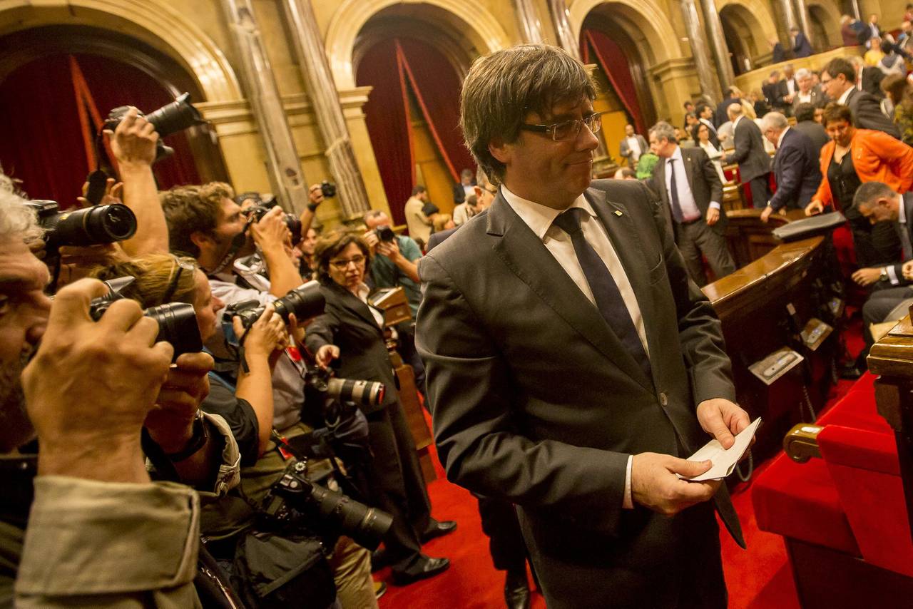 Ley. Hay condiciones para que Puigdemont delegue su voto. (EFE)