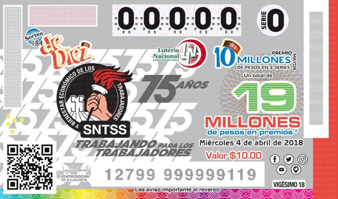 Otro premio. Ahora un premio de la Lotería Naciona cayó en Torreón, Coahuila.