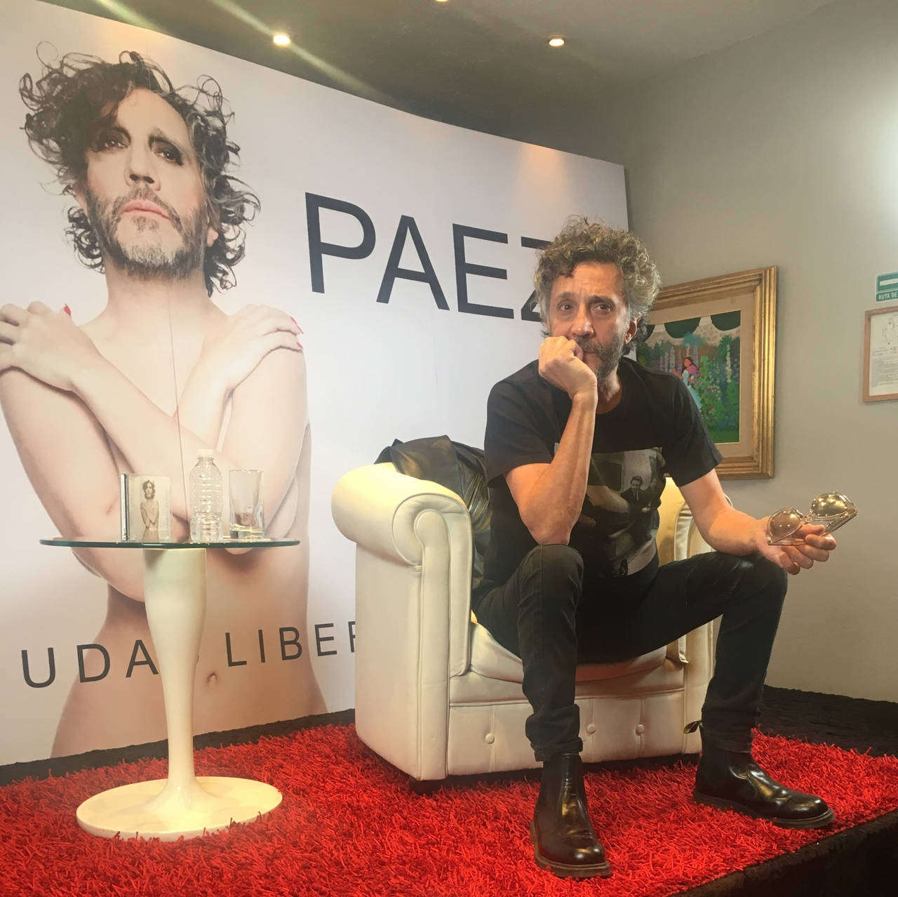 De gira. El cantante Fito Páez realizará un tour por varias ciudades de Latinoamérica. (NOTIMEX)