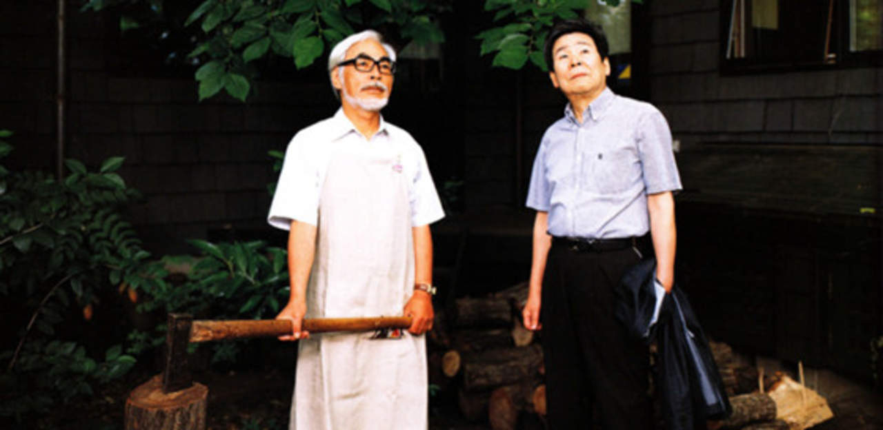 Hayao Miyazaki e Isao Takahata. (TASTE OF CINEMA)