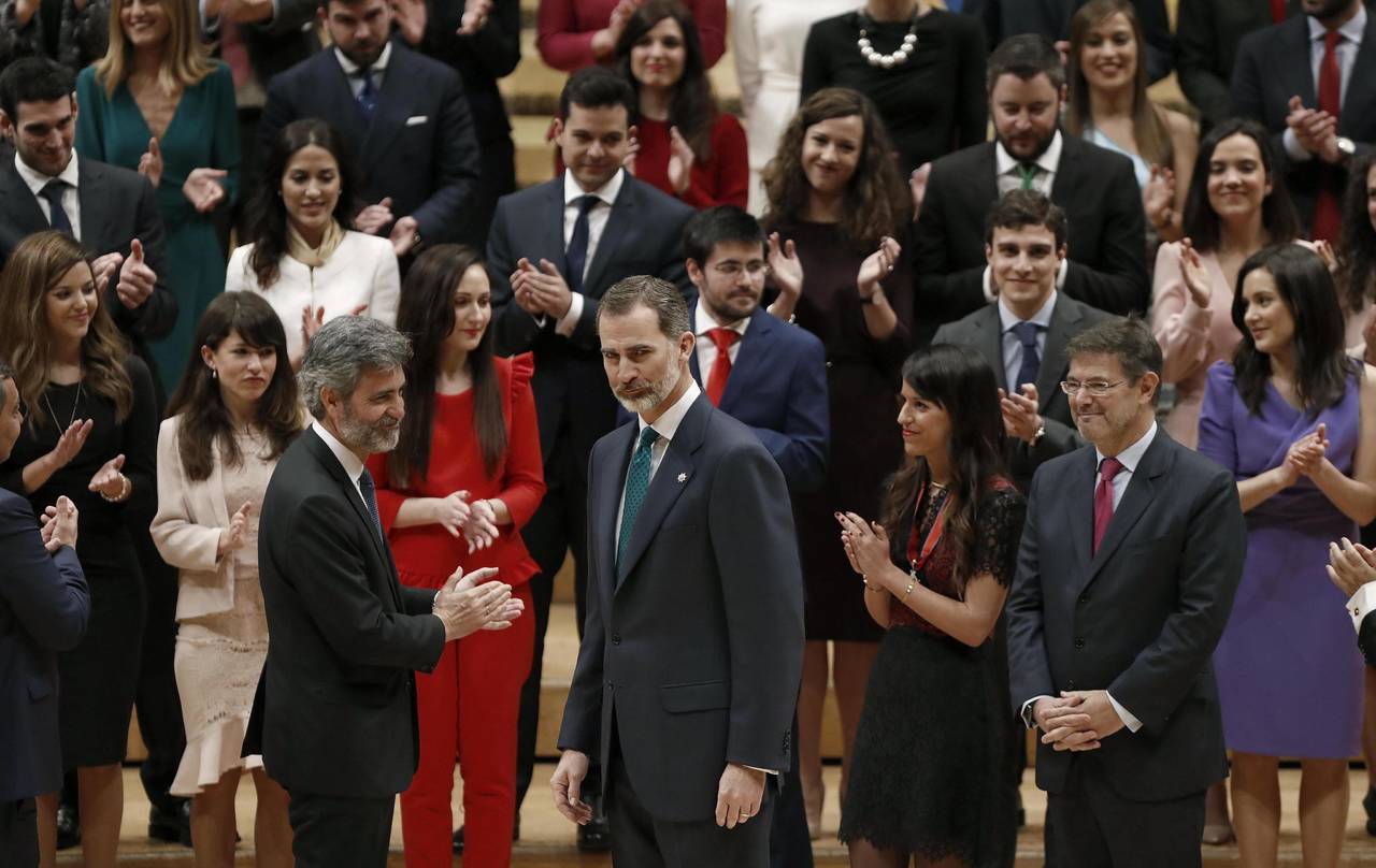 Apoyo. El rey Felipe dio su respaldo a los jueces como 'garantía última de los derechos y libertades' de todos los catalanes. (EFE)