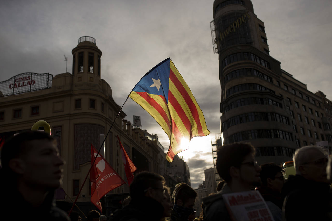 Crisis. Tensión en Cataluña. (AP)