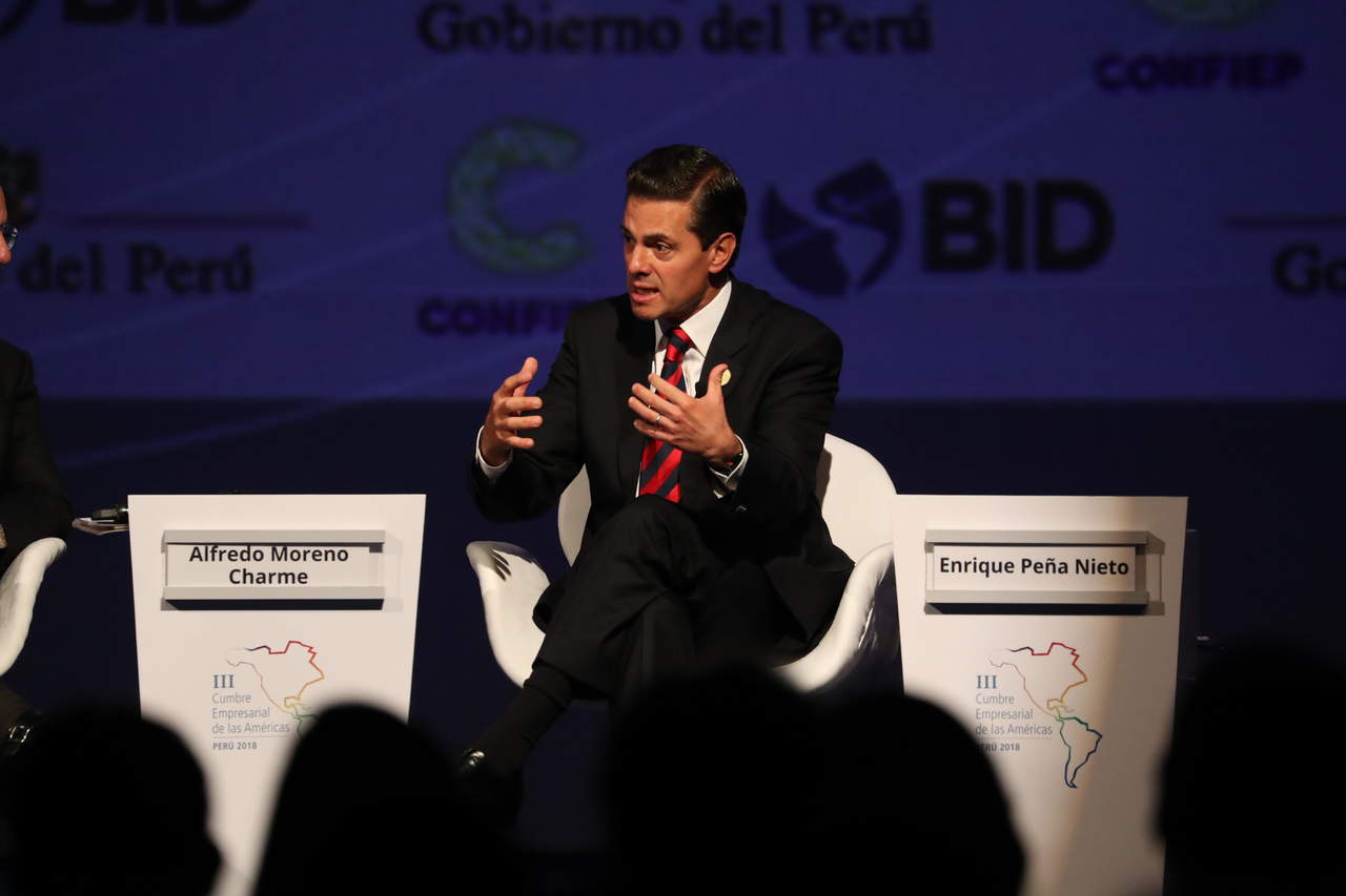 Pence y Peña Nieto se reunirán el sábado por la mañana, y los planes para ese encuentro se concretaron esta tarde. (EFE)