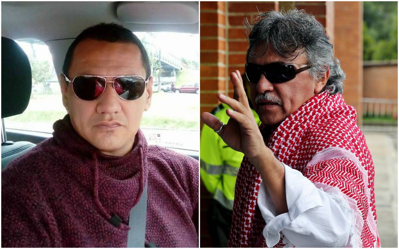 Con pruebas. Marlon Marín testificará en el caso del líder del partido FARC, Jesús Santrich. (EFE y TWITTER)