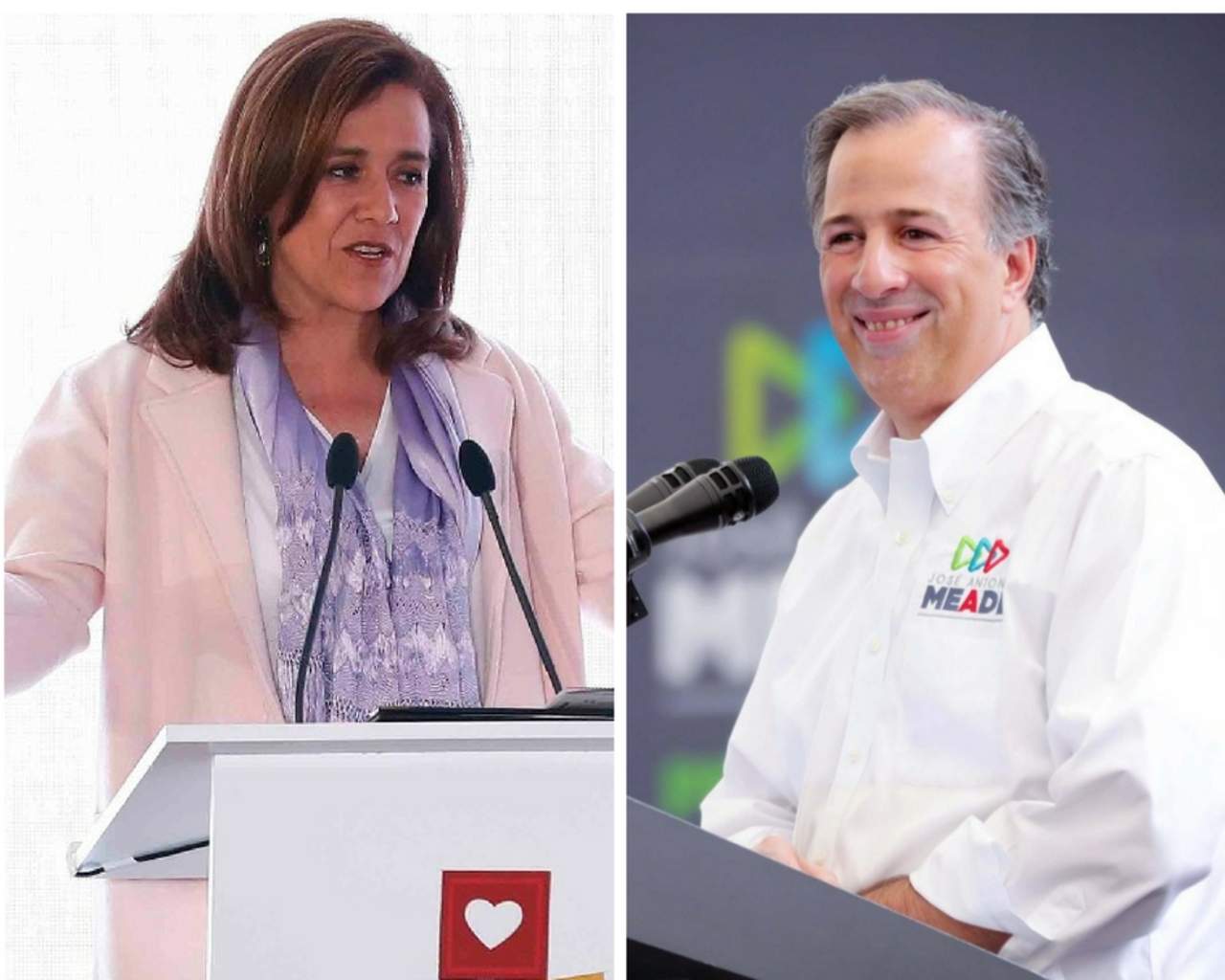 Margariza Zavala y José Antonio Meade solicitaron al INE seguridad personal. (ARCHIVO)