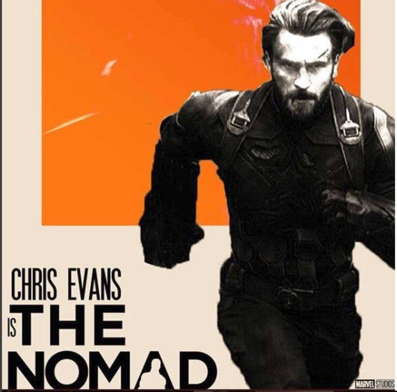 Cambio de personajes. Chris Evans no será 'Capitán América' sino 'El Nómada'. (ESPECIAL)