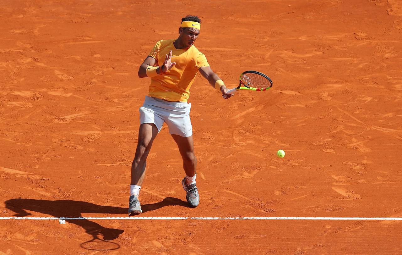 Rafael Nadal no tuvo problemas para derrotar 6-4, 6-1 al búlgaro Grigor Dimitrov. (EFE)