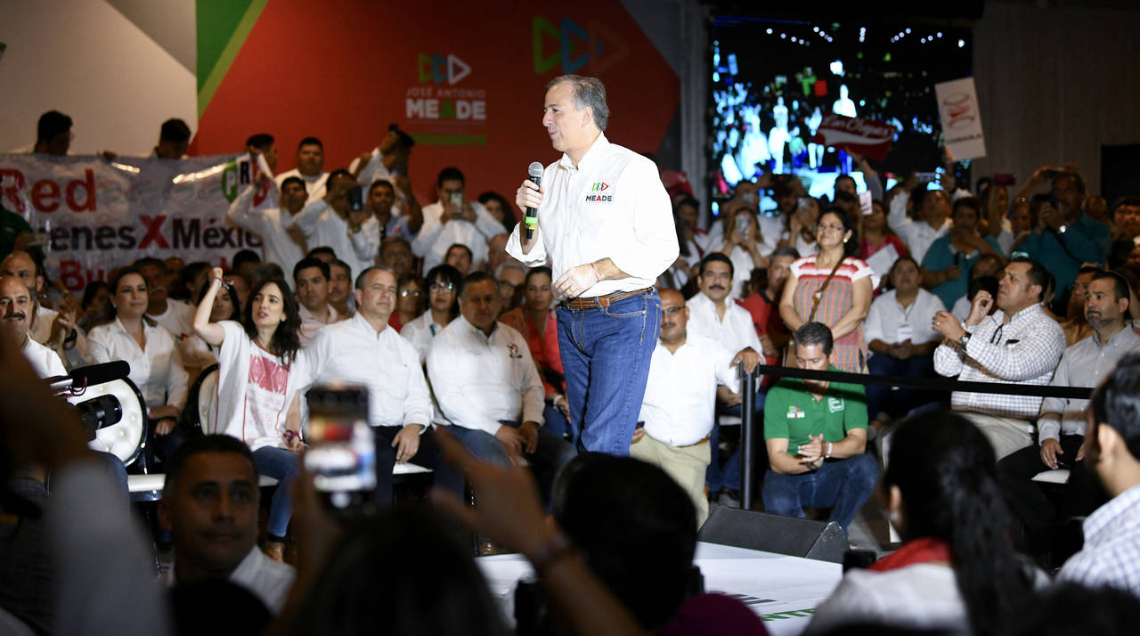 Visita.  El candidato presidencial de la coalición Todos por México, José Antonio Meade, realizó gira por Monclova. (NOTIMEX)