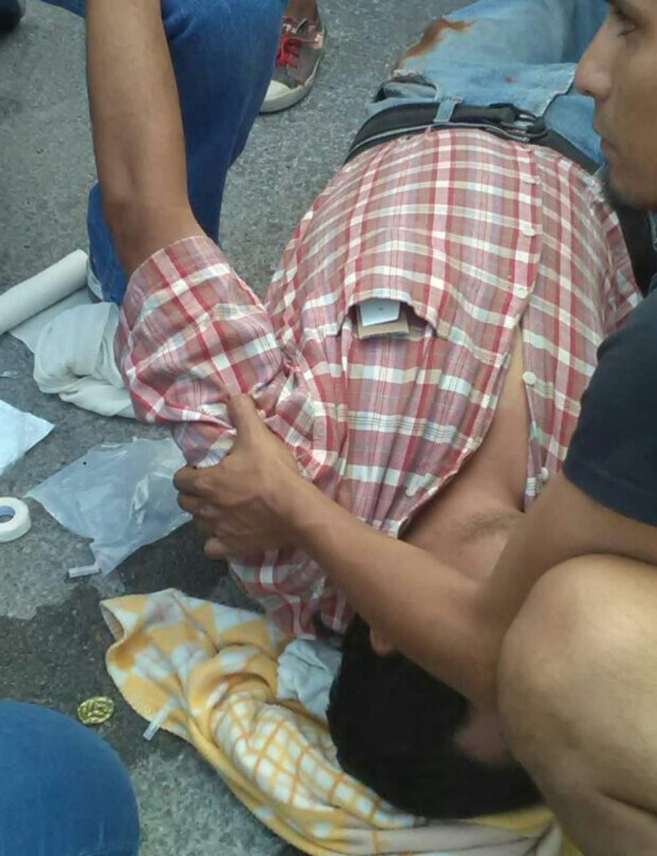 El lesionado esta identificado como Armando Ortíz Rodríguez, de 45 años de edad, con domicilio en Cerrada Miravalle del municipio de Gómez Palacio. (EL SIGLO DE TORREÓN)