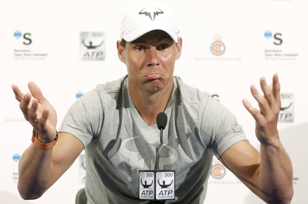 Rafael Nadal cree que es improbable que termine en la cima del ránking de la ATP, ya que perdió tres meses este año por lesión. (EFE)