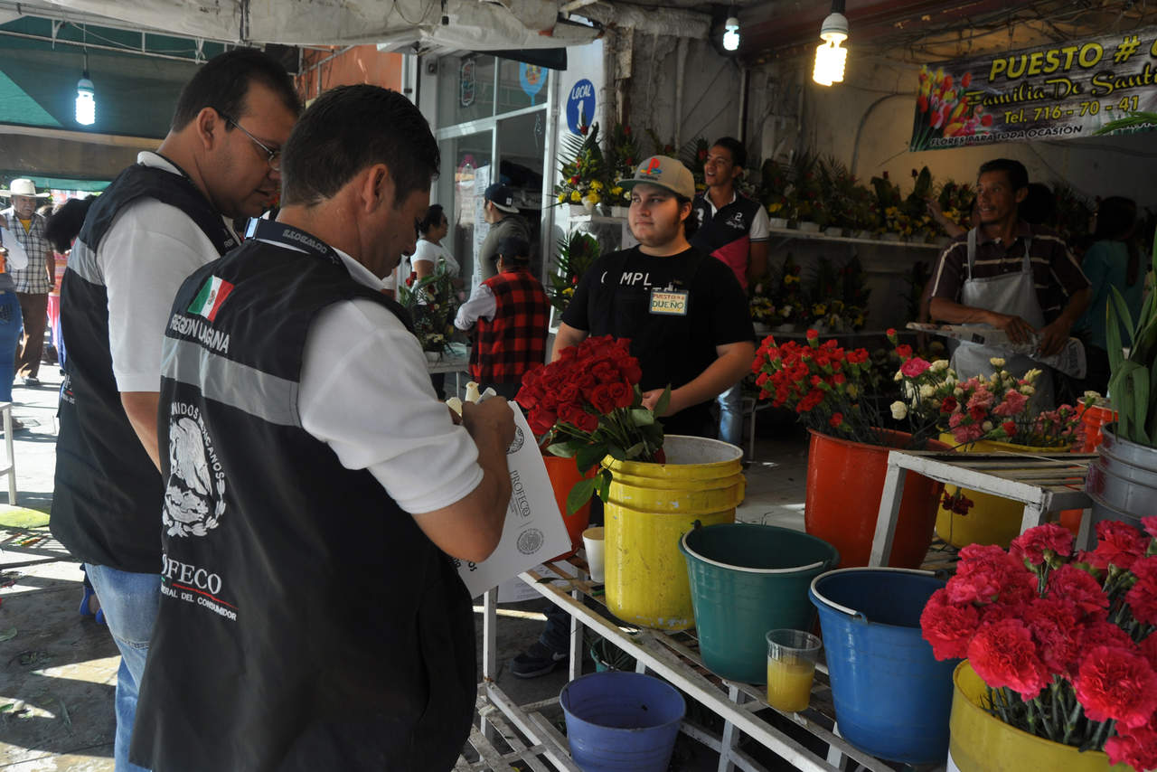 Solicitados. En su recorrido de verificación, la Profeco visitará los establecimientos más solicitados como el mercado de las flores. (GUADALUPE MIRANDA)