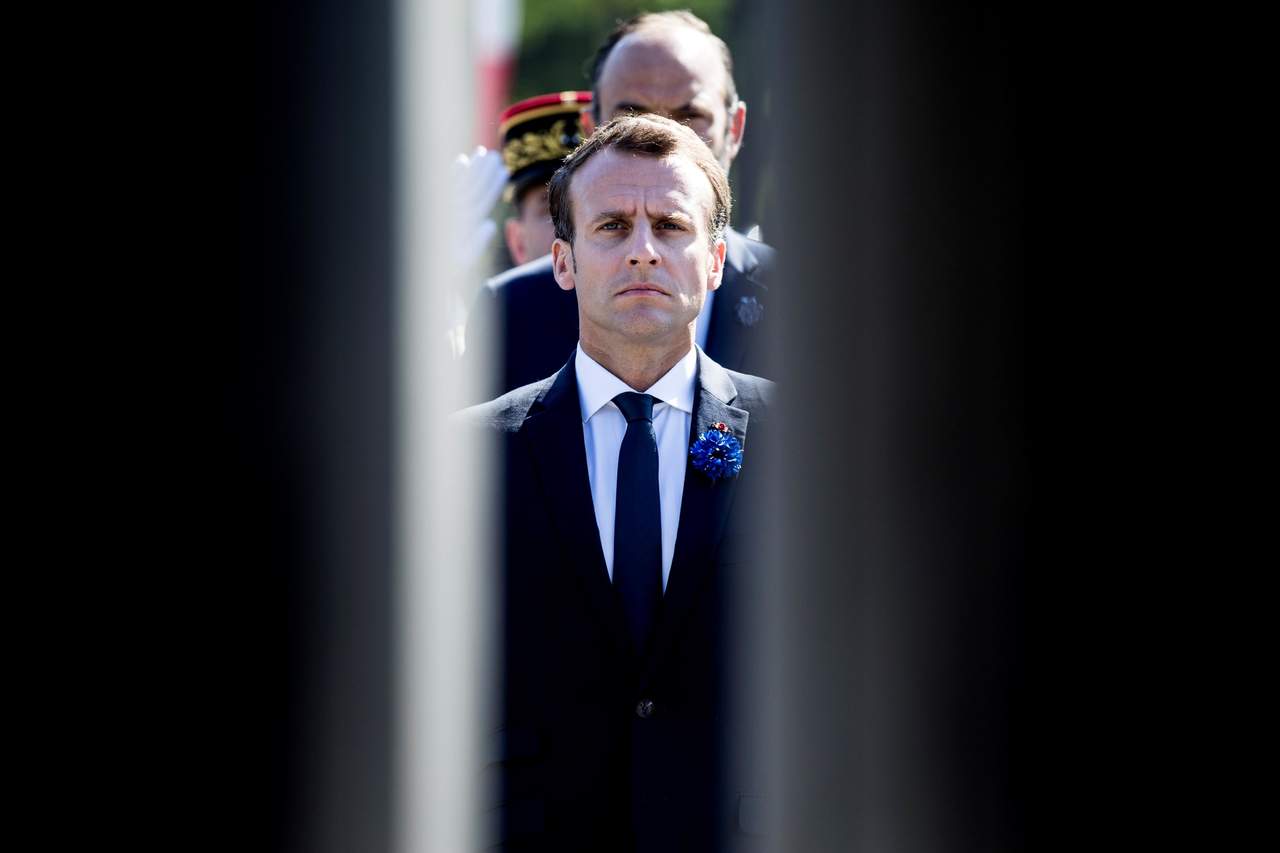 'Francia, Alemania y el Reino Unido lamentan la decisión estadounidense de abandonar el acuerdo nuclear iraní. El sistema internacional de lucha contra la proliferación de armas nuclear está en juego', dijo Macron. (ARCHIVO) 