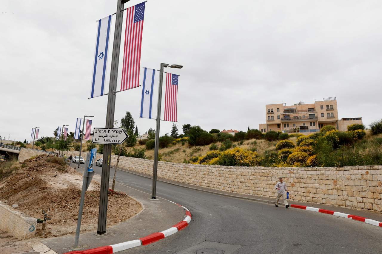 La embajada abrirá el 14 de mayo, luego que termine el traslado desde Tel Aviv, después de que Trump reconoció a Jerusalén como capital de Israel. (EFE)