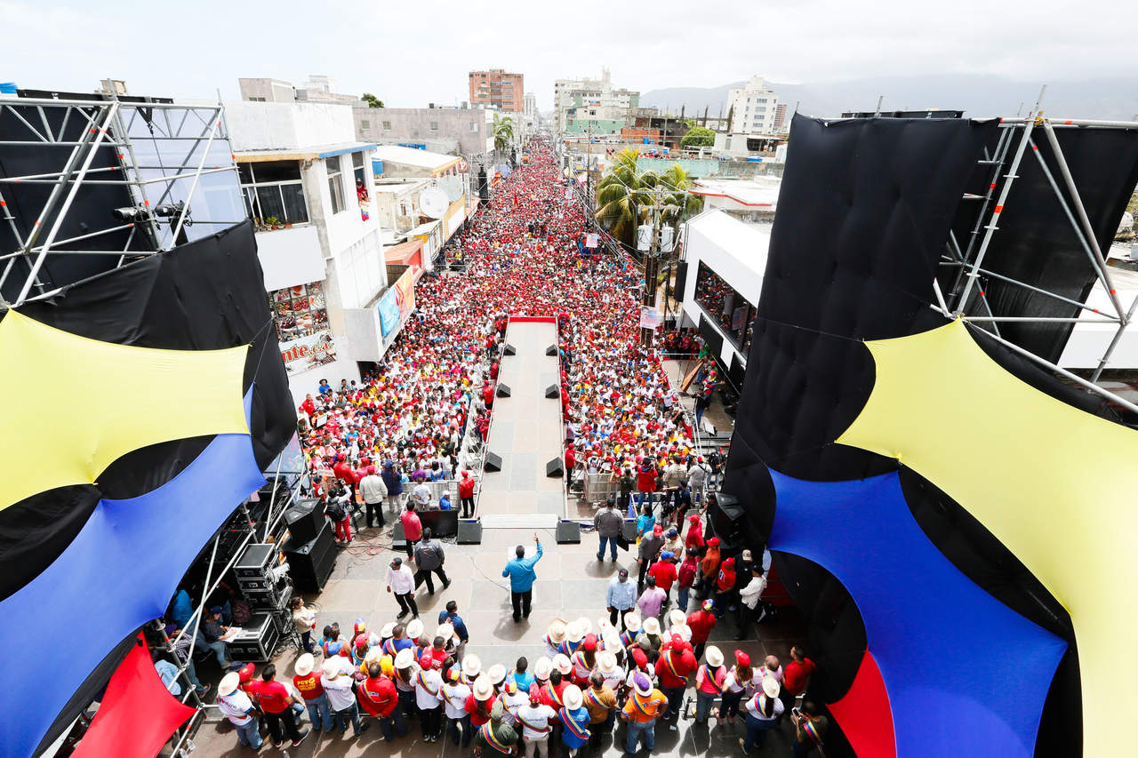 'Y seguro estoy que el domingo 20 de mayo en Apure vamos a la victoria, en Venezuela vamos a la victoria', apuntó. (ARCHIVO)