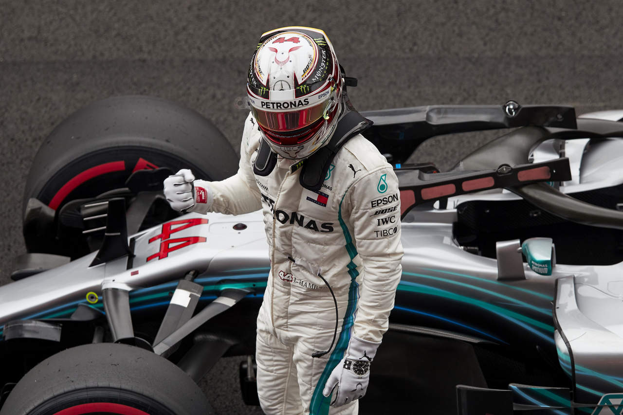 Lewis Hamilton estableció récord de pista en Barcelona. (EFE)